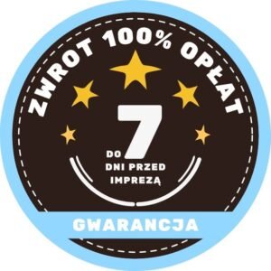WANOGA: gwarancja 100% zwrotu przy rezygnacji do 7 dni przed imprezą